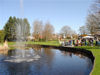 Opening fontein in vijver Boswijk