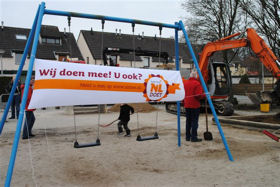Zandbakken in Boswijk tijdens NL-doet