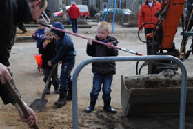Zandbakken in Boswijk tijdens NL-doe